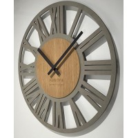 Nástenné hodiny Loft Adulto šedá, z219 50cm